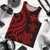 Wallis and Futuna Men's Tank Top - Red Tentacle Turtle Red - Polynesian Pride