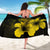 Hawaii Hibiscus Sarong - Turtle Map - Yellow - Polynesian Pride