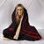 Kanaka Hooded Blanket - Red - Frida Style - Polynesian Pride