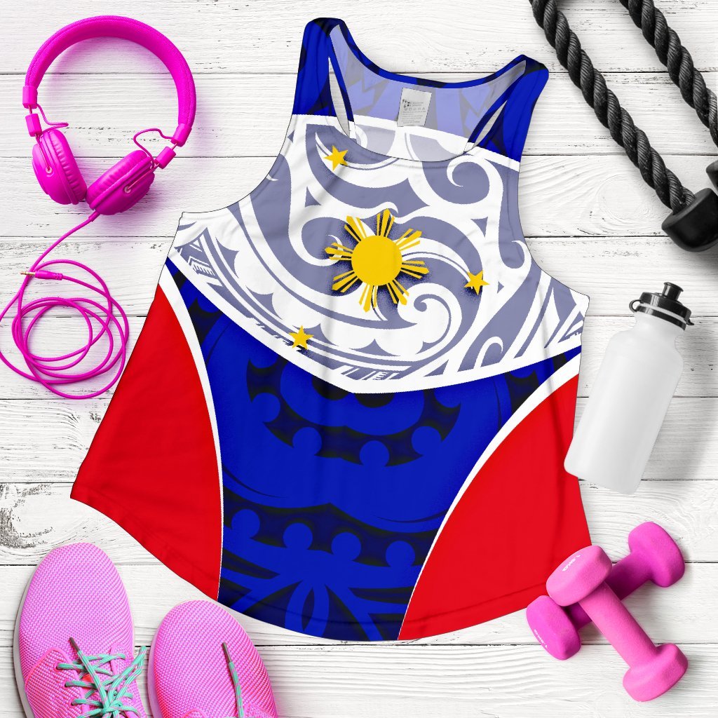 Philippines Women Tank Top - Polynesian Sport Style - Polynesian Pride