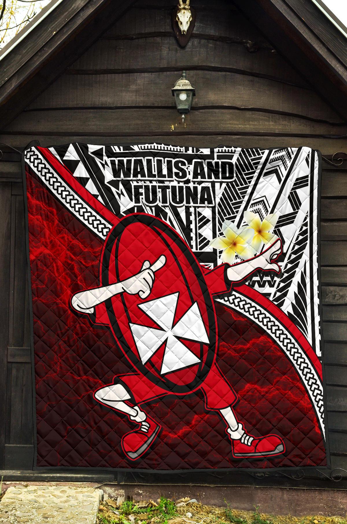 Dab Trend Style Rugby Premium Quilt Wallis and Futuna - Polynesian Pride