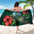 Guam Polynesian Sarong - Green Turtle Hibiscus - Polynesian Pride