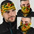 Hawaiian Tiki Reggae Colors Bandana 3 - Pack - Polynesian Pride