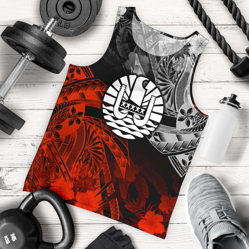 Tahiti Polynesian Men's Tank Top - Vintage Polynesian Turtle - Polynesian Pride