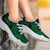 Hawaii White Chunky Sneakers Green - Circle Style - Polynesian Pride