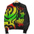 Kosrae Micronesian Men Bomber Jacket - Reggae Tentacle Turtle - Polynesian Pride