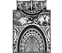 Polynesian Quilt Bed Sets - Maui Tattoo - Polynesian Pride