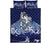 Maori Manaia The Blue Sea Quilt Bed Set, Navy - Polynesian Pride