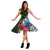 Federated States of Micronesia Midi Dress - Turtle Plumeria Banana Leaf - Polynesian Pride