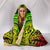 Samoa Hooded Blanket - Coat Of Arm Polynesian Patterns (Reggae) - Polynesian Pride