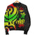 Vanuatu Men's Bomber Jacket - Reggae Tentacle Turtle - Polynesian Pride