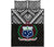 Samoa Polynesian Polynesian Quilt Bed Set - Samoa Coat Of Arms Black Version Black - Polynesian Pride