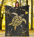 Hawaii Polynesian Turtle Hibiscus - Premium Blanket AH - Polynesian Pride