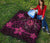 Hawaii Mix Polynesian Turtle Plumeria Premium Quilt - AH - Nick Style - Pink - Polynesian Pride