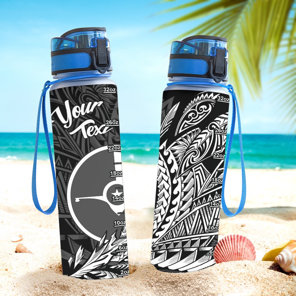 Yap State Custom Personalised Hydro Tracking Bottle - Wings Style - Polynesian Pride