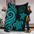 Palau Premium Blanket - Turquoise Tentacle Turtle - Polynesian Pride