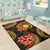 Marshall Islands Area Rug - Gold Plumeria - Polynesian Pride