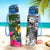 Nauru Custom Personalised Hydro Tracking Bottle - Turtle Plumeria Banana Leaf Crest - Polynesian Pride