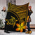 Hawaii Premium Blanket - Hawaii Turtle Plumeria Yellow - Polynesian Pride