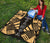 Samoa Premium Quilt - Samoa Coat Of Arms Polynesian Gold Tattoo - Polynesian Pride