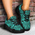 Polynesian Kakau Turtle Turquoise Chunky Sneakers - Polynesian Pride