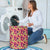 Hawaii Seamless Tropical Flower Plant Pattern Background Hawaii Laundry Basket - Polynesian Pride