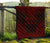 Society Islands Premium Quilt - Society Islands Flag Polynesian Chief Red Version - Polynesian Pride