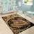 Hawaiian Map Kanaka Honu Hibiscus Globular Polynesian Area Rug AH - Polynesian Pride