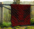 Papua New Guinea Premium Quilt - Papua New Guinea Coat Of Arms Polynesian Chief Dark Red Version - Polynesian Pride