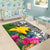 Papua New Guinea Area Rug - Turtle Plumeria Banana Leaf - Polynesian Pride