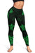 New Caledonia Women's Leggings - Green Tentacle Turtle - Polynesian Pride