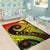 Papua New Guinea Personalised Area Rug - PNG Bird And Polynesian Decorative Pattern - Polynesian Pride