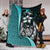 Yap Micronesia Premium Blanket Turquoise - Turtle With Hook - Polynesian Pride