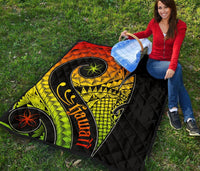 Hawaii Premium Quilt - Hawaii Polynesian Decorative Patterns - Polynesian Pride