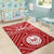 Tahiti Area Rug - Tahiti Seal In Polynesian Tattoo Style (Red) - Polynesian Pride