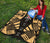 Fiji Premium Quilt - Fiji Coat Of Arms Polynesian Gold Tattoo - Polynesian Pride