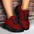 Polynesian Maori Lauhala Red Chunky Sneakers - Polynesian Pride