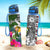 Nauru Custom Personalised Hydro Tracking Bottle White - Turtle Plumeria Banana Leaf Crest - Polynesian Pride