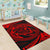 Hawaiian Kanaka Honu Hibiscus Tornado Polynesian Area Rug AH - Polynesian Pride