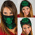 Hawaii Wild Boar Kamapua'a Polynesian Bandana 3-Pack - Green - Polynesian Pride