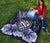 Hawaii Turtle Hibiscus Blue Premium Quilt - Hac Style - AH - Polynesian Pride