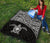 Polynesian Premium Quilt - White Turtle Curve Version - Polynesian Pride