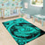 Hawaiian Map Kanaka Honu Hibiscus Globular Polynesian Area Rug AH - Polynesian Pride