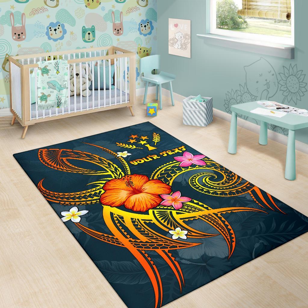 Kosrae Polynesian Personalised Area Rug - Legend of Kosrae (Blue) - Polynesian Pride