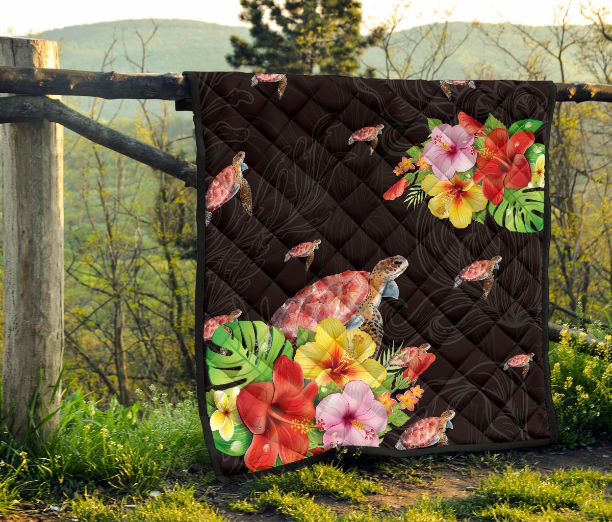 Ocean Turtle Premium Quilt - Polynesian Pride