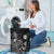 Nauru Laundry Basket - Polynesian Turtle Hibiscus Black - Polynesian Pride