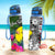 New Caledonia Custom Personalised Hydro Tracking Bottle - Turtle Plumeria Banana Leaf - Polynesian Pride