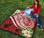 Fiji Polynesian Premium Quilt - Summer Plumeria (Red) - Polynesian Pride