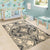 Hawaii Area Rug Polynesian Plumeria Mix AH - Polynesian Pride