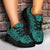 Polynesian Lauhala Mix Turquoise Chunky Sneakers - Polynesian Pride